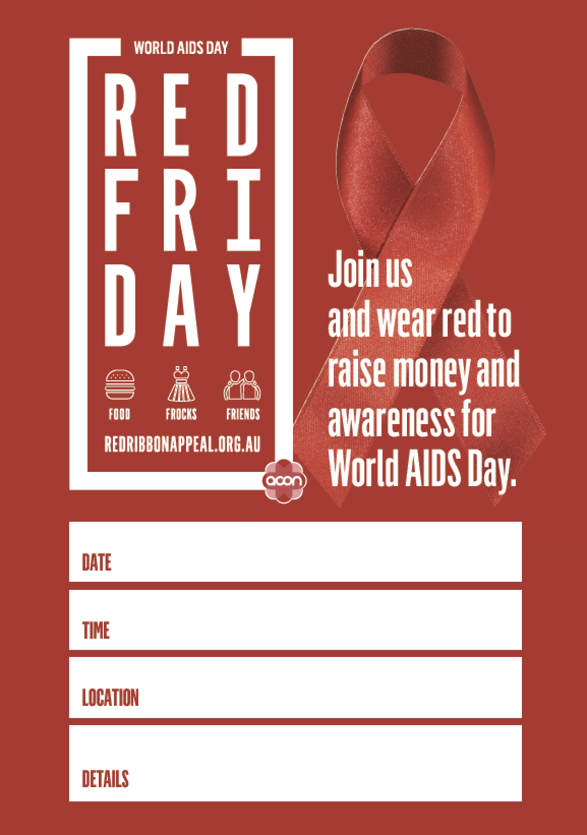 Red Friday - Poster 'Event' (PDF)